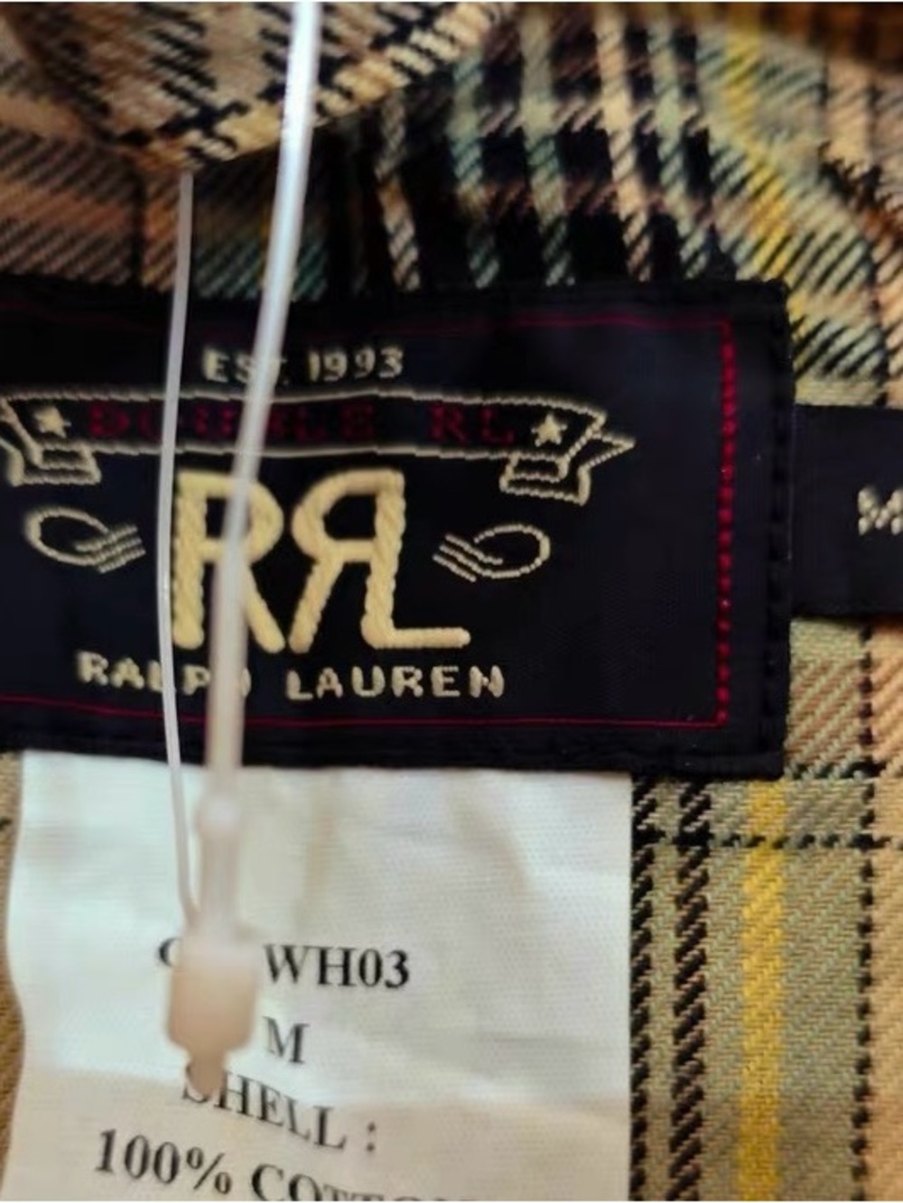 Vintage Ralph Lauren Double RL Tan Utility Wax Oiled Jacket Women size Small - Picture 7 of 9